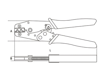 BETA  1609 PINZA PER CAPICORDA NON ISOLATI