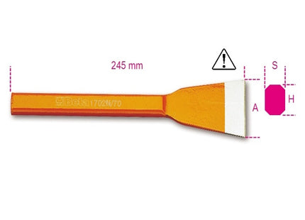 BETA  1702N SCALPELLO A TAGLIENTE EXTRA PIATTO