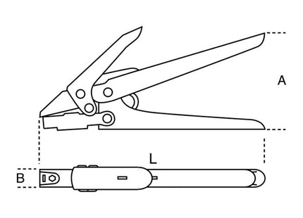 BETA  1743 PINZA PER FASCETTE IN NYLON
