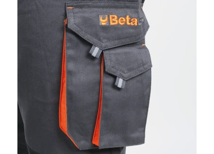 BETA  7860G PANTALONI DA LAVORO EASY TWILL COLORE GRIGIO