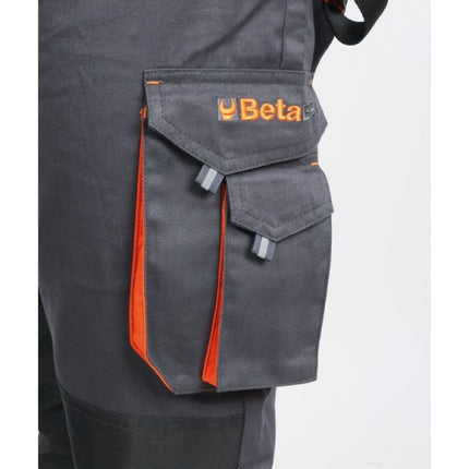 BETA  7860G PANTALONI DA LAVORO EASY TWILL COLORE GRIGIO