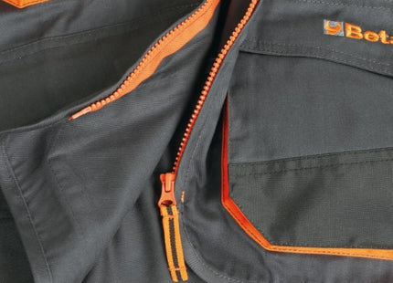 BETA  7907G GILET DA LAVORO MULTITASCHE COLORE GRIGIO