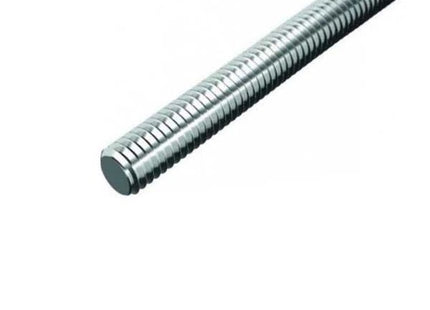 BARRA FILETTATA FERRO CLASSE 4.8 ZINCATA BIANCA DIN 975/DIN 976