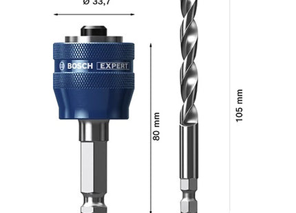 BOSCH ADATTATORE PER SEGHE A TAZZA D.MM14-210 CON PUNTA PILOTA
