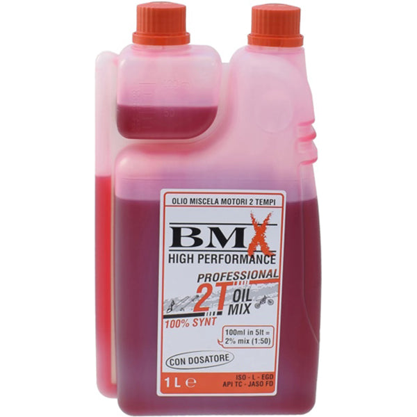 BRUMAR BMX OLIO MISCELA 100% SINTETICO CON DOSATORE FLACONE DA LT1