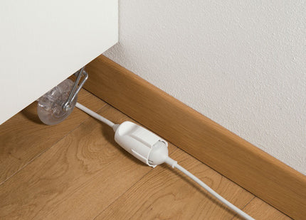 BTICINO PROLUNGA CON SPINA 2P+T PRESA SCHUKO 10/16A CAVO DA MT5 BIANCO