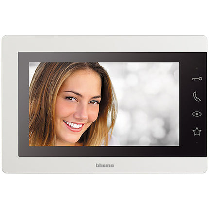BTICINO VIDEOCITOFONO 7" EASYKIT ESSENTIAL 2 FILI MONOFAMILIARE PLUG-IN