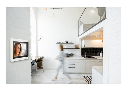 BTICINO VIDEOCITOFONO 7" EASYKIT ESSENTIAL 2 FILI MONOFAMILIARE PLUG-IN