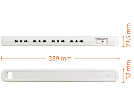 BTICINO MULTIPRESA ULTRASLIM 4 PRESE CAVO DA MT1,5 SPINA 10A