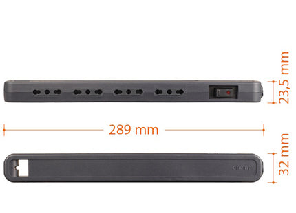 BTICINO MULTIPRESA ULTRASLIM 4 PRESE CAVO DA MT1,5 SPINA 10A