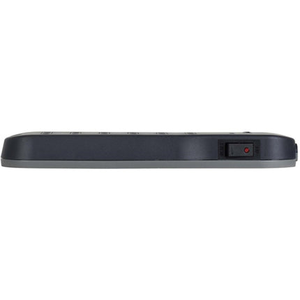 BTICINO MULTIPRESA SLIM 4 PRESE 2 USB CAVO DA MT1,5 SPINA 10A GRIGIO