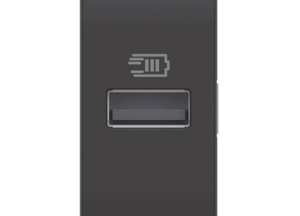 BTICINO LIVINGLIGHT CARICATORE USB TIPO A 1 MODULO ANTRACITE