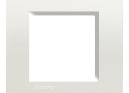 BTICINO LIVINGLIGHT PLACCA 2 POSTI COLORE BIANCO