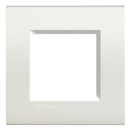 BTICINO LIVINGLIGHT PLACCA 2 POSTI COLORE BIANCO