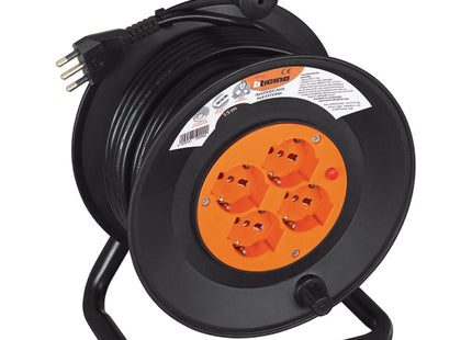 BTICINO AVVOLGICAVO CON CAVO E SPINA 16A 230V