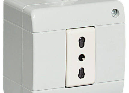 BTICINO IDROBOX PRESA BIPASSO IN CUSTODIA IP40 1 MODULO