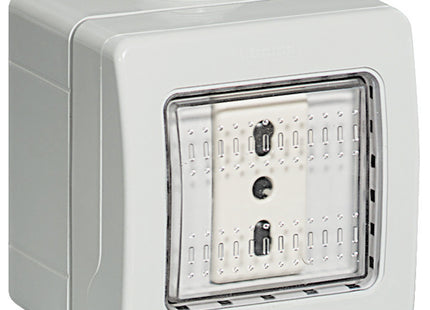 BTICINO IDROBOX PRESA BIPASSO IN CUSTODIA IP55 1 MODULO