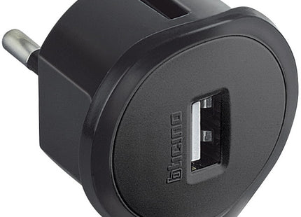 BTICINO ADATTATORE SPINA STANDARD SCHUKO PRESA USB 1,5A
