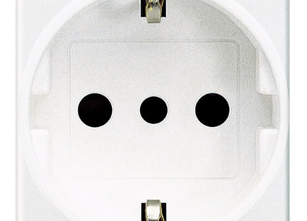 BTICINO LIVINGLIGHT PRESA SCHUKO BIPASSO 2P+T 10/16A