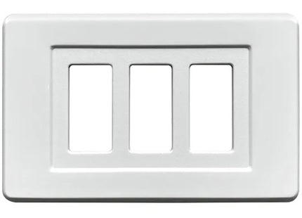 CAL PLACCA PER INTERRUTTORI IN ABS PER MAGIC 3 POSTI BIANCO