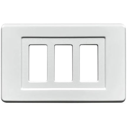 CAL PLACCA PER INTERRUTTORI IN ABS PER MAGIC 3 POSTI BIANCO