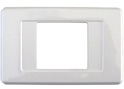 CAL PLACCA PER INTERRUTTORI IN ABS PER MAGIC 1 POSTO SCHUKO BIANCO