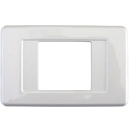 CAL PLACCA PER INTERRUTTORI IN ABS PER MAGIC 1 POSTO SCHUKO BIANCO