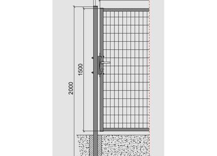CAVATORTA CANCELLO IN FERRO PLASTIFICATO COLORE VERDE