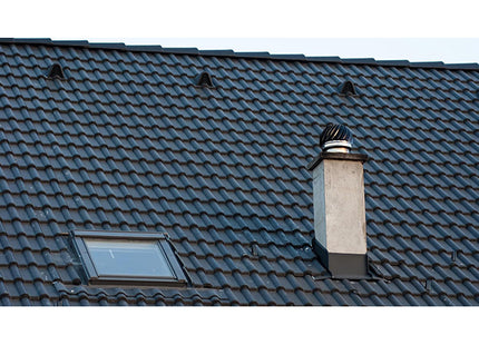 CAPPELLO PER CAMINI EOLICI IN INOX 430 BASE TONDA