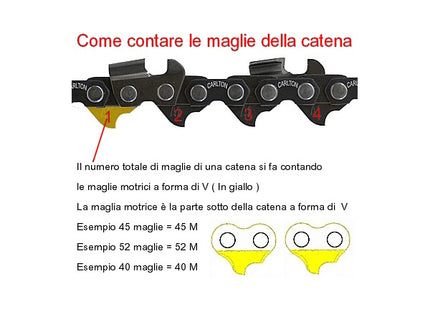 CARLTON CATENA PER MOTOSEGHE