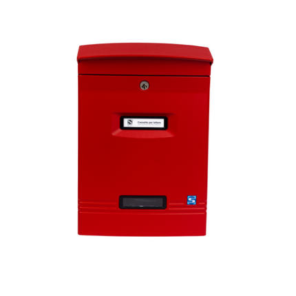 SILMEC CASSETTA POSTALE MOD. GIOIOSA COLORE ROSSO RAL 3002