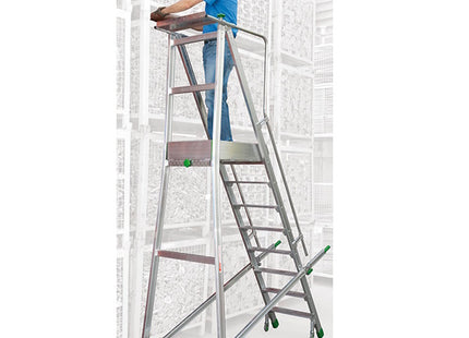 FACAL SCALA CASTIGLIA IN ALLUMINIO SU RUOTE