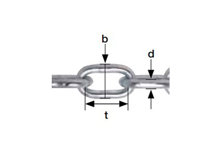 CATENA GENOVESE IN ACCIAIO INOX 304