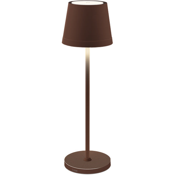 CENTURY LAMPADA DA TAVOLO LED LUME PLUS RICARICABILE CORTEN