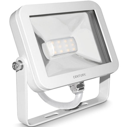 CENTURY PROIETTORE LED I-FLAT 230V 10W 3000K 800LM IP65 BIANCO*