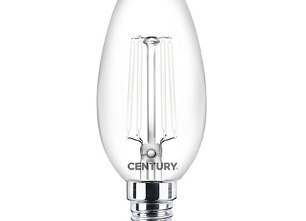 CENTURY LAMPADINA LED INCANTO WHITE OLIVA 230V 4,5W E14 2700K 470LM