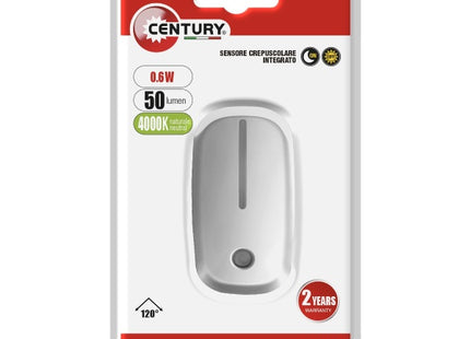 CENTURY LAMPADA LUCE LED NOTTURNA CON SENSORE MOD. MOUSE