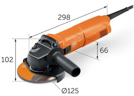 FEIN SMERIGLIATRICE ANGOLARE MOD. CG 10-125 D.MM125 POTENZA 1000W