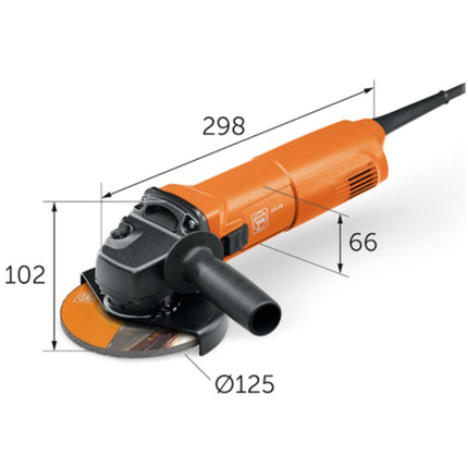 FEIN SMERIGLIATRICE ANGOLARE MOD. CG 10-125 D.MM125 POTENZA 1000W