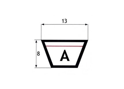 CINGHIA TRAPEZOIDALE A
