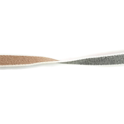 CINTINO TAPPARELLE IN COTONE EXTRA MT50X22MM GRIGIO/AVANA