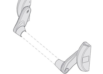 CISA MANIGLIONE ANTIPANICO DA APPLICARE FAST PUSH COMPONIBILE AMBIDX*