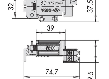 CISA GRUPPO BOBINA 12V PER SERRATURE
