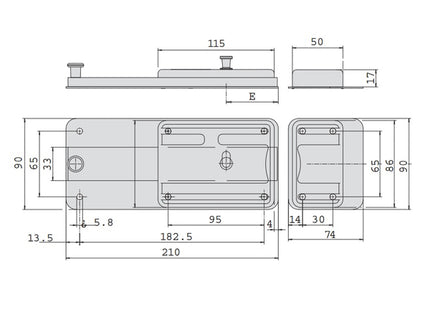 CISA FERROGLIETTO DA APPLICARE A 6 MANDATE DESTRO