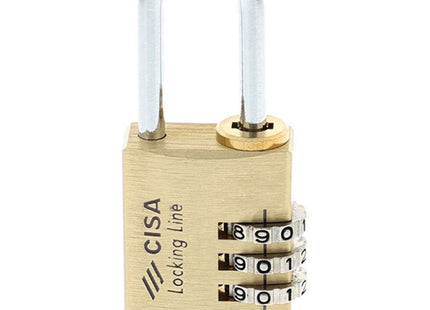 CISA LUCCHETTO OTTONE LOCKING LINE CON COMBINAZIONE ARCO NORMALE