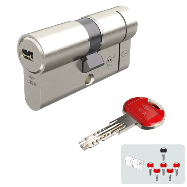 CISA CILINDRO TEKNO INOVATE DOPPIO FRIZIONATO VERSIONE SD MM30/50