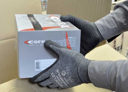 COFRA GUANTI MOD. GEKOFLEX COLORE GRIGIO/NERO