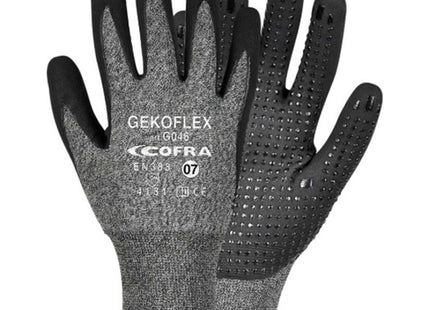 COFRA GUANTI MOD. GEKOFLEX COLORE GRIGIO/NERO