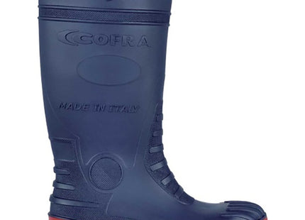 COFRA STIVALI ANTINFORTUNISTICI TYPHOON BLU/RED S5 CI LG FO SR