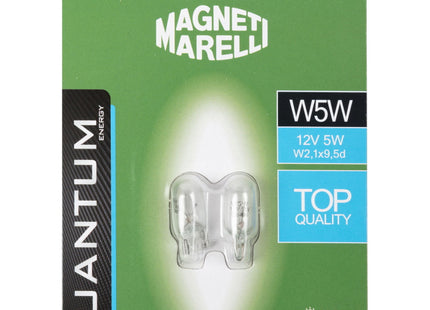 MAGNETI MARELLI QUANTUM LAMPADINA W5W IN VETRO 12V 5W BLISTER PZ2